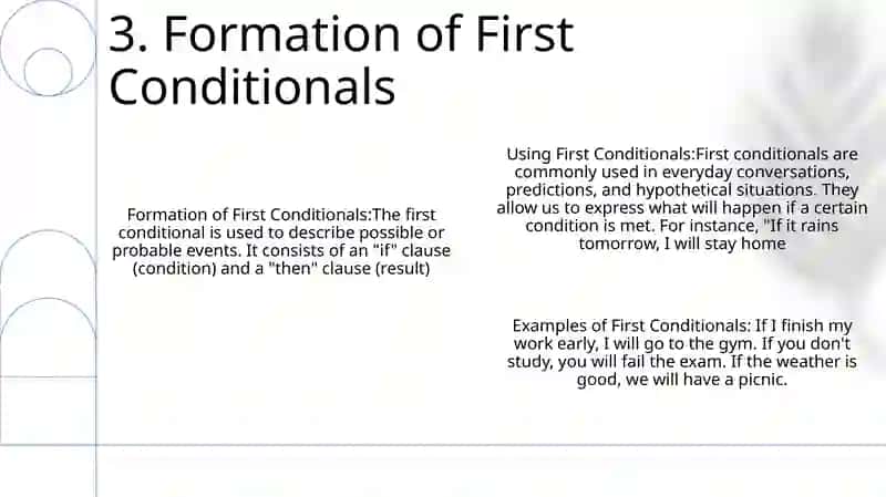 First Conditionals 4