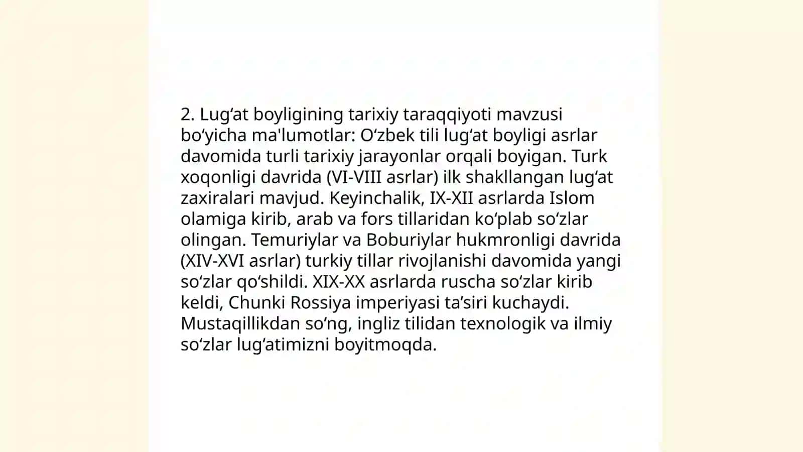 Leksemalarning tarixiy taraqqiyoti 4