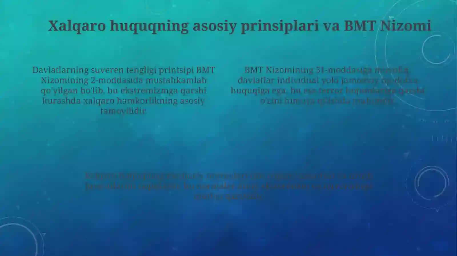 Diniy ekstremizm va terrorizmga qarshi kurashning xalqarosiy-huquqiy asoslari 4