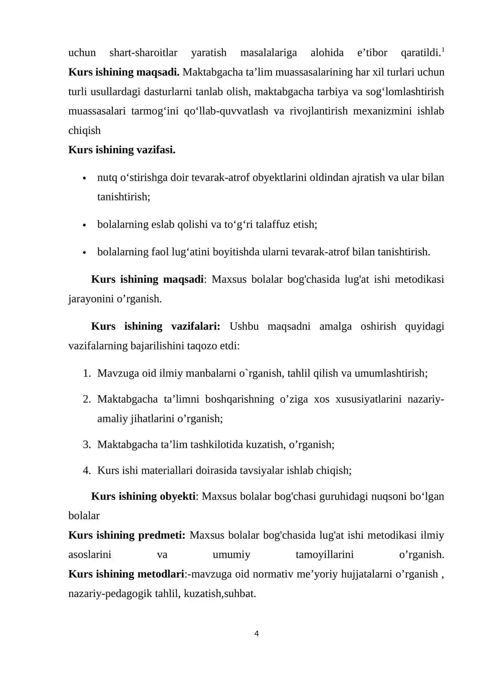 Maxsus bolalar bog'chasida lug'at ishi metodikasi 4