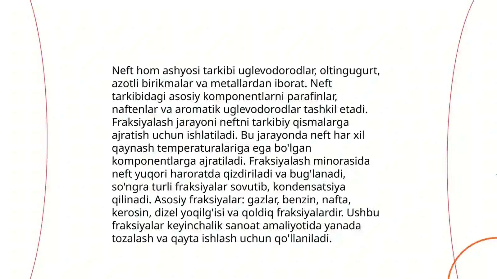 Neft hom ashyosidan moy fraksiyalarga ajratuvchi vakum kalona nasadkasini takomilashtirish 4
