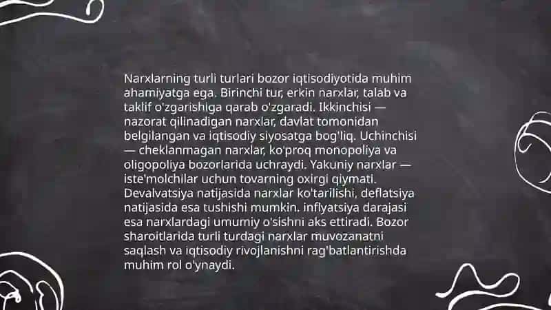 Iqtisodiyotda narx va uning shakllari 4