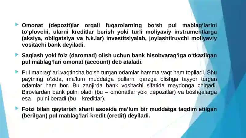 JAMG‘ARMALAR, INFLYATSIYA VA DEPOZIT SHARTLARI 4