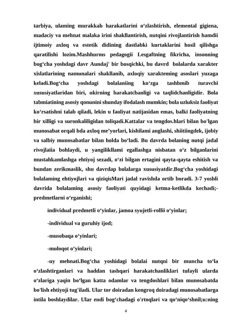 Maktabgacha tarbiya yoshi davri va taraqqiyoti 4
