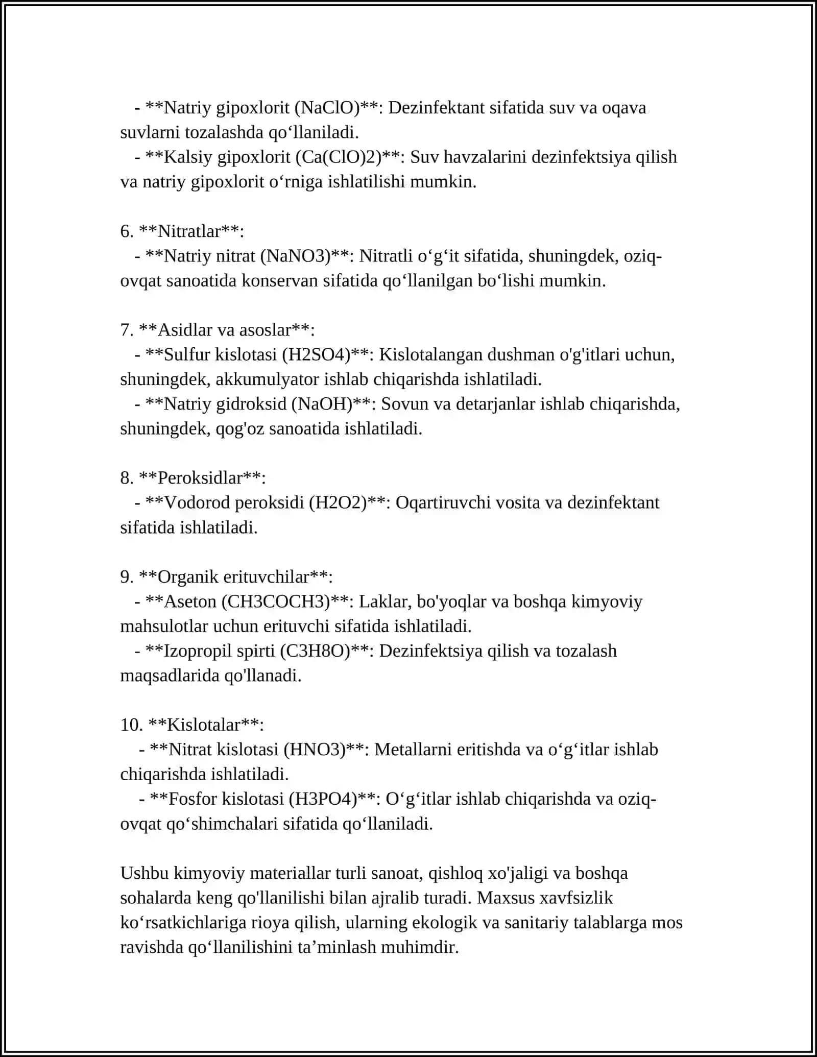 SHAKIL TUSHURUVCHI KIMYOVIY MATERIALLAR VA ULARNI QO'LLASH JARAYONI 4