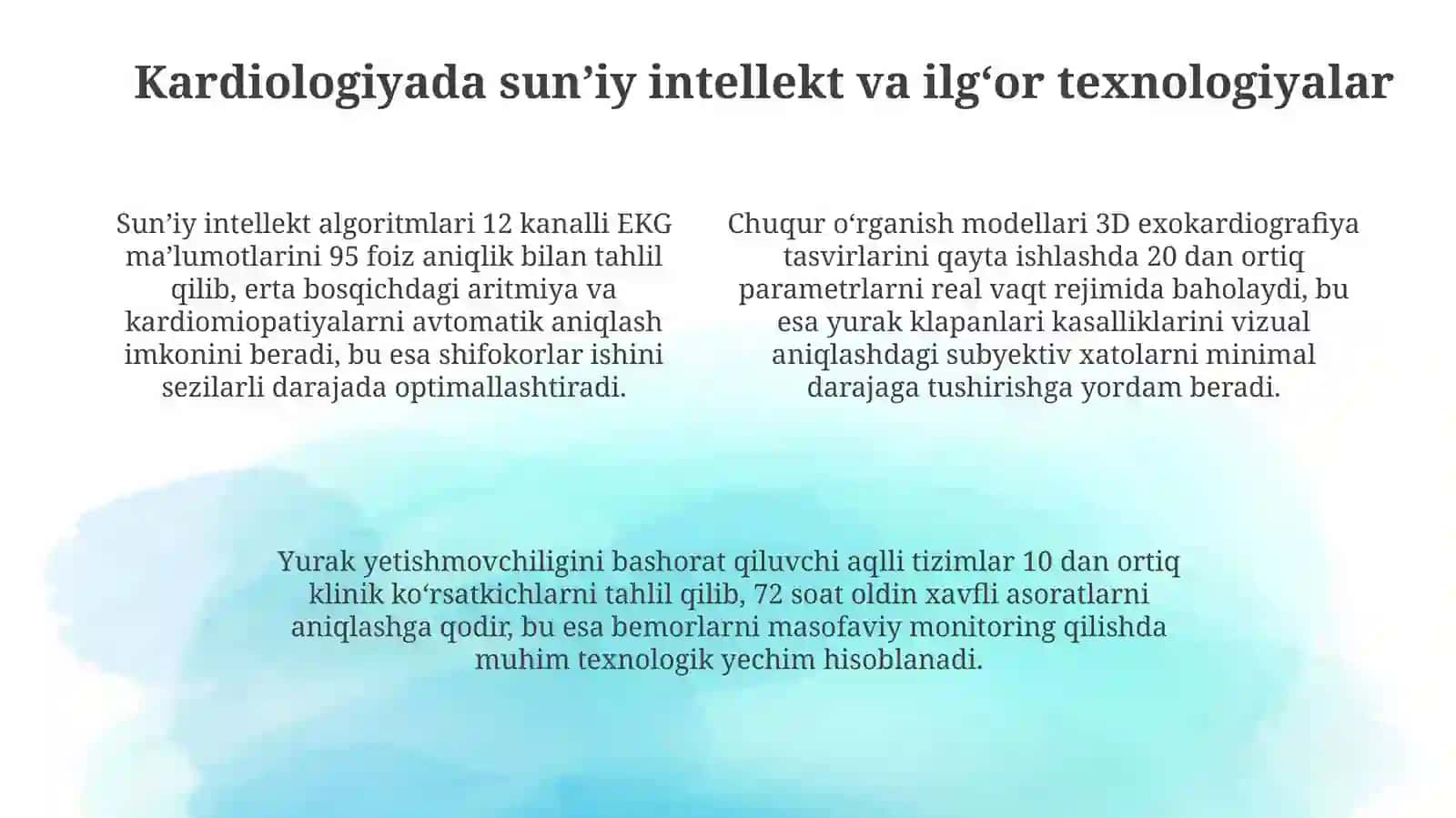 Yurak faoliyatini tekshirishning yangi usullari 4