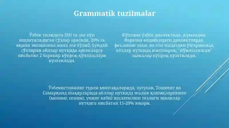 Oʻzbek Kundalik Nutqida Jins Xususiyatlari 4