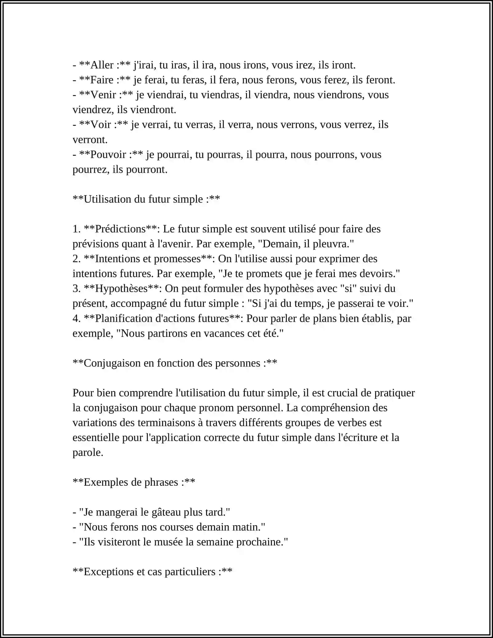 FUTUR SIMPLE 4