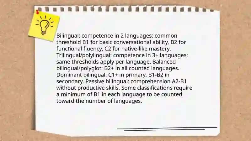 Multilingual, bilingual and polylingual. Differences between them 4