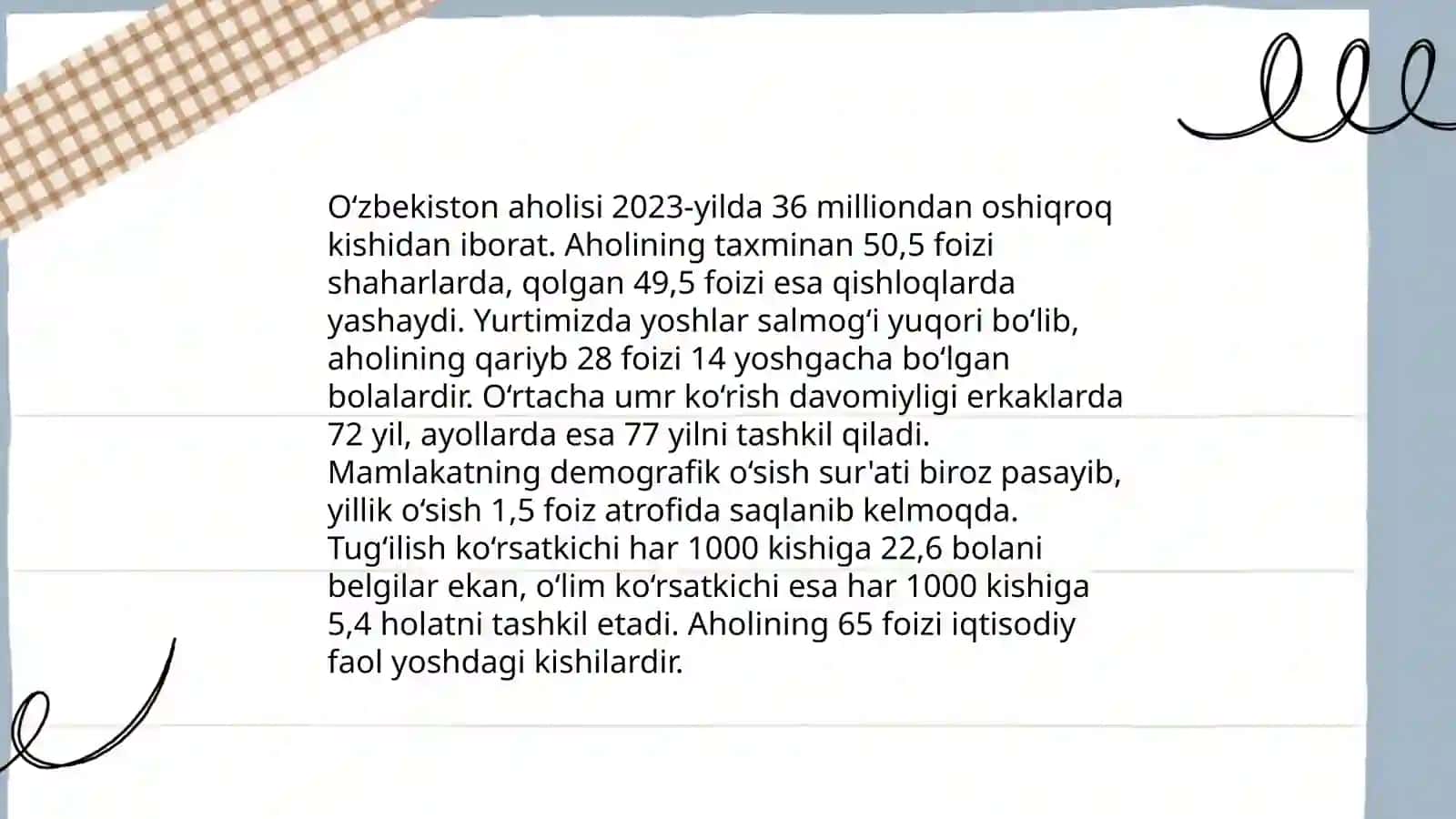 Kogon tuman 16-maktab 7-B sinf o'quvchilari Aminov Sardor, Bafoyeva E'zoza, Djumaniyozov Mansur, Fatilloyev Shohruh, Fatilloyeva Maftunalarning bsb uchun tarbiya fanidan tayyorlagan slaydi 4