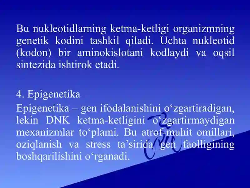 TIBBIYOT SOHASIDA GENOMIKA YUTUQLARINI O‘RGANISH VA ANALIZ QILISH 4