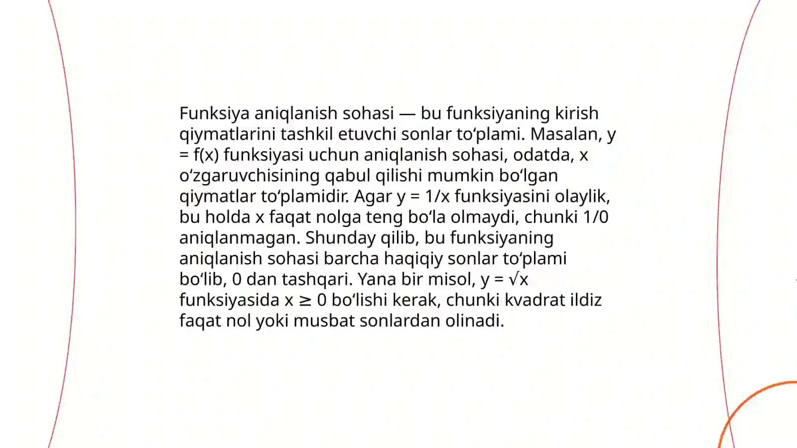 Funksiya va uning xossalari 4