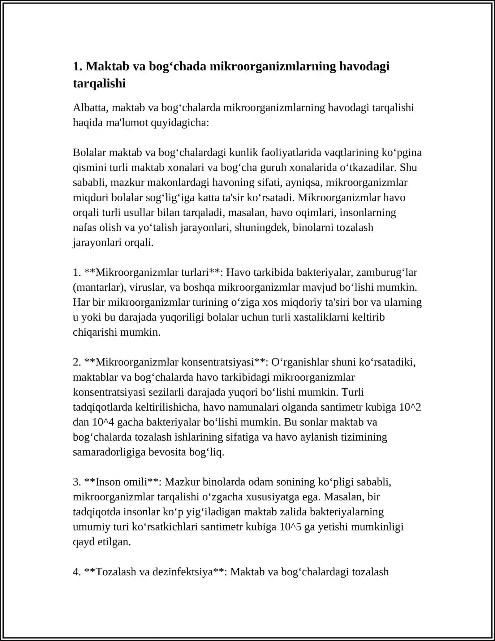 MIKROORGANIZMLARNING TARBIYATDA TARQALISHI 4