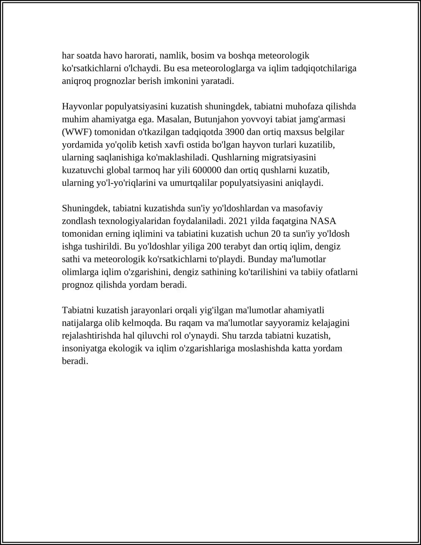 MAKTABGACHA YOSHDAGI BOLALARNI TABIAT BILAN TANISHTIRISH USULLARI 4