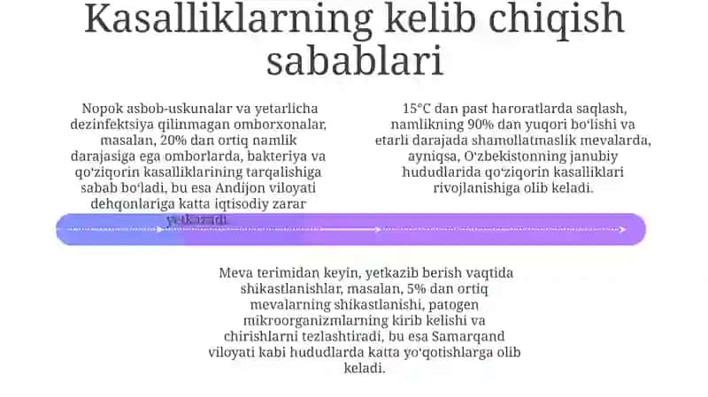 Mevalarni omborhonada saqlash davridagi kasalliklari va ularga qarshi kurash choralari 4
