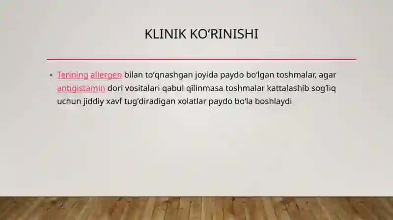 Allergodermatitlar 4