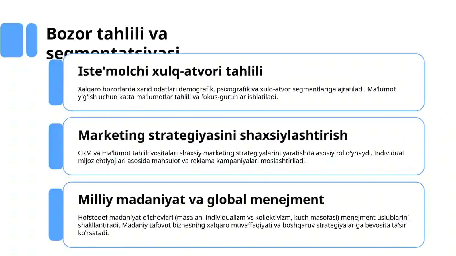 Xalqaro Bozorlarda Biznes: Global Strategiyalar va Menejment 4