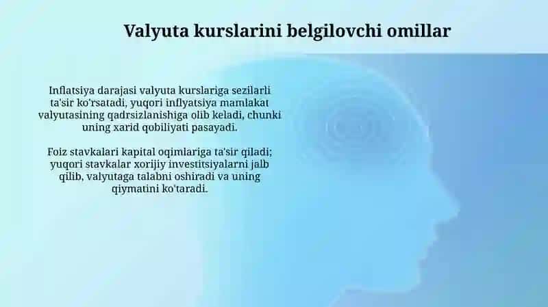 Valyuta kurslarini o'zgarishi 4