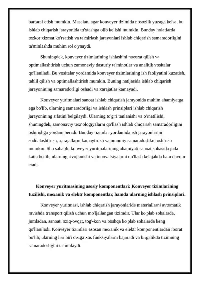 Konveyer yuritmasi hisobi 4
