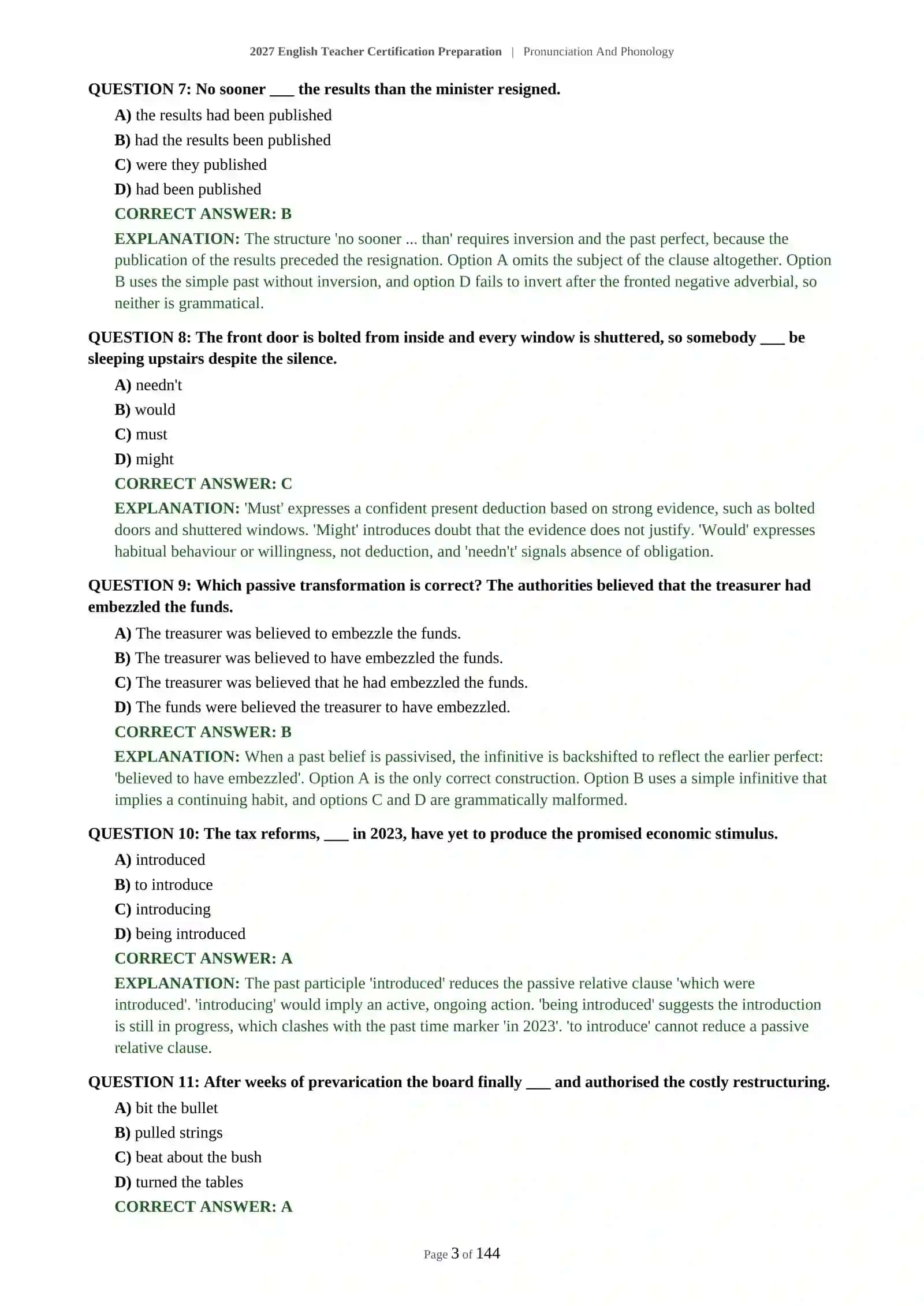 English Teacher Certification Preparation | Pronunciation And Phonology 4