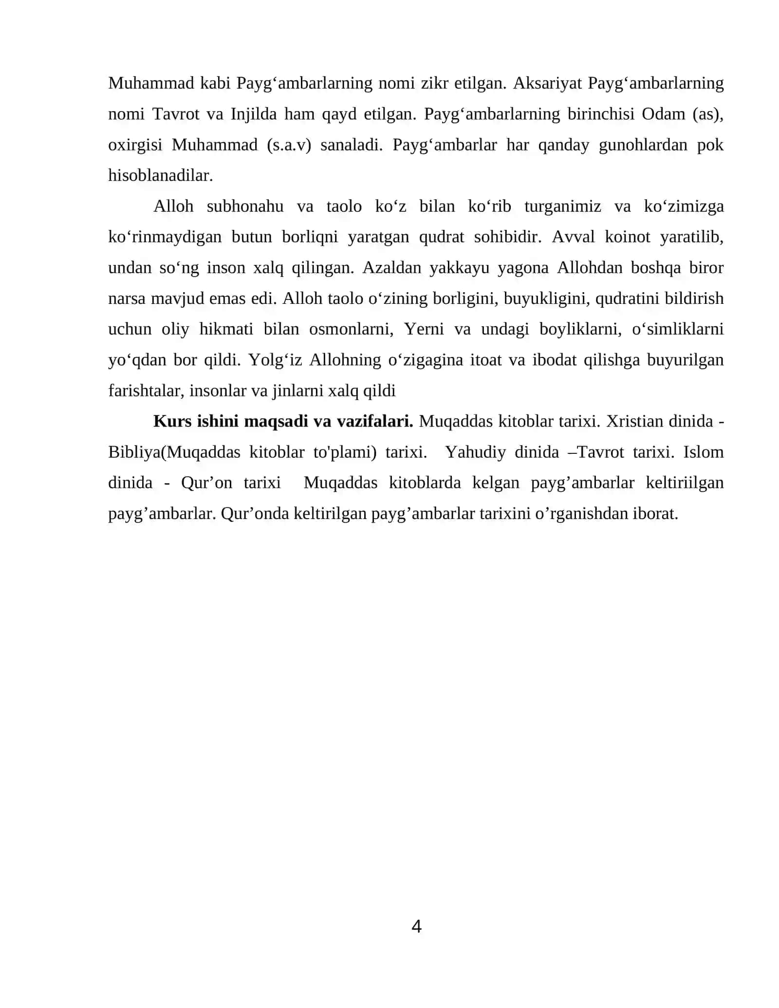 Muqaddas kitoblardagi tarixiy voqealarning ma’naviy ahamiyati 4