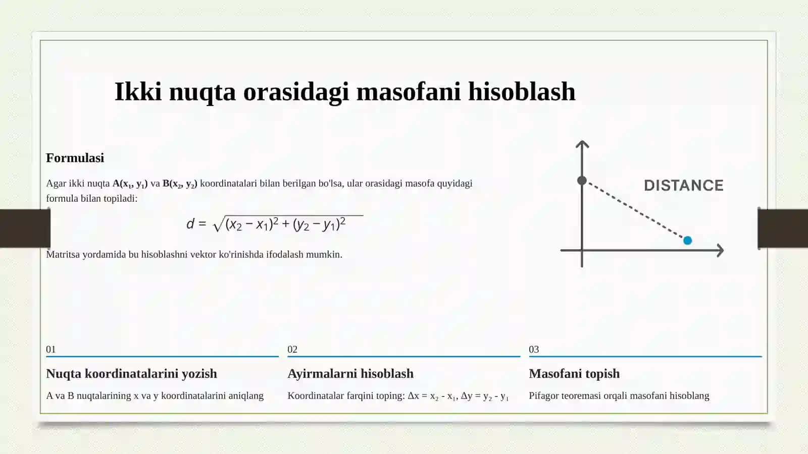 Matritsa-usuli-Masofalar-burchaklar-va-kesishish-nuqtalarini-hisoblash.pptx 4