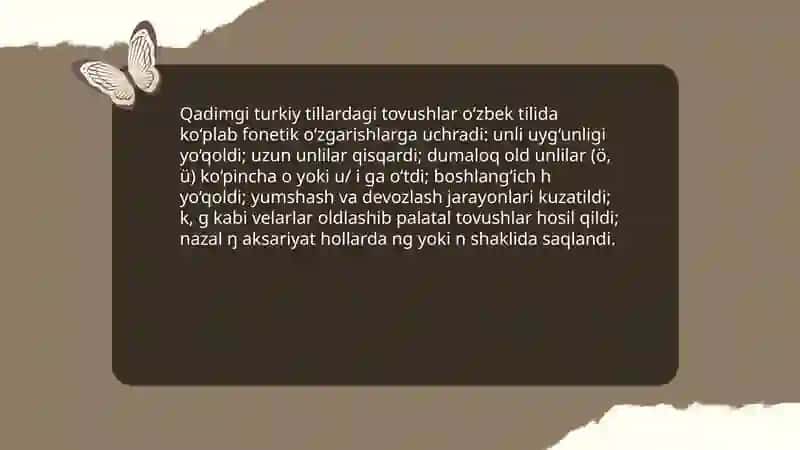 O'zbek tili tarixi fonetikasi 4