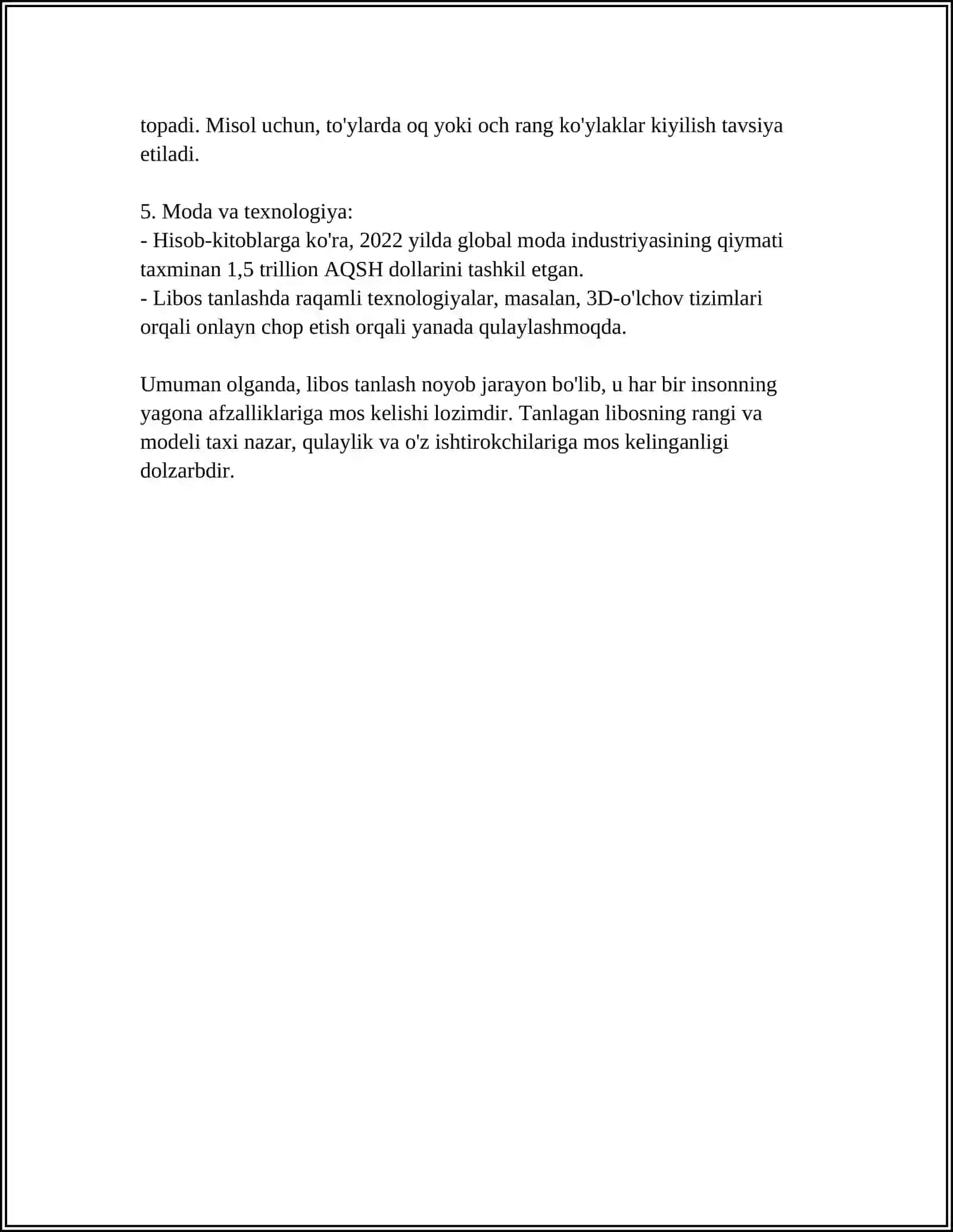 QOMAT NUQSONLARINI KIYIM YORDAMIDA KO’ZDAN YASHIRISH USULLARI 4