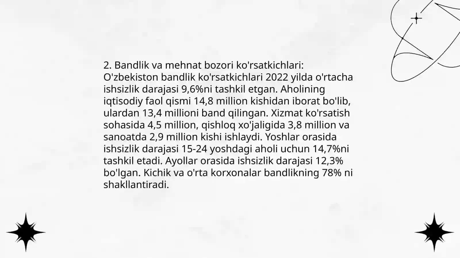 Ijtimoiy statistika ko’rsatkichlari tizimi 4