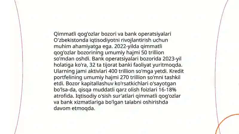 Tijorat banklarining qimmatli qog’ozlar bn operatsiyalari 4