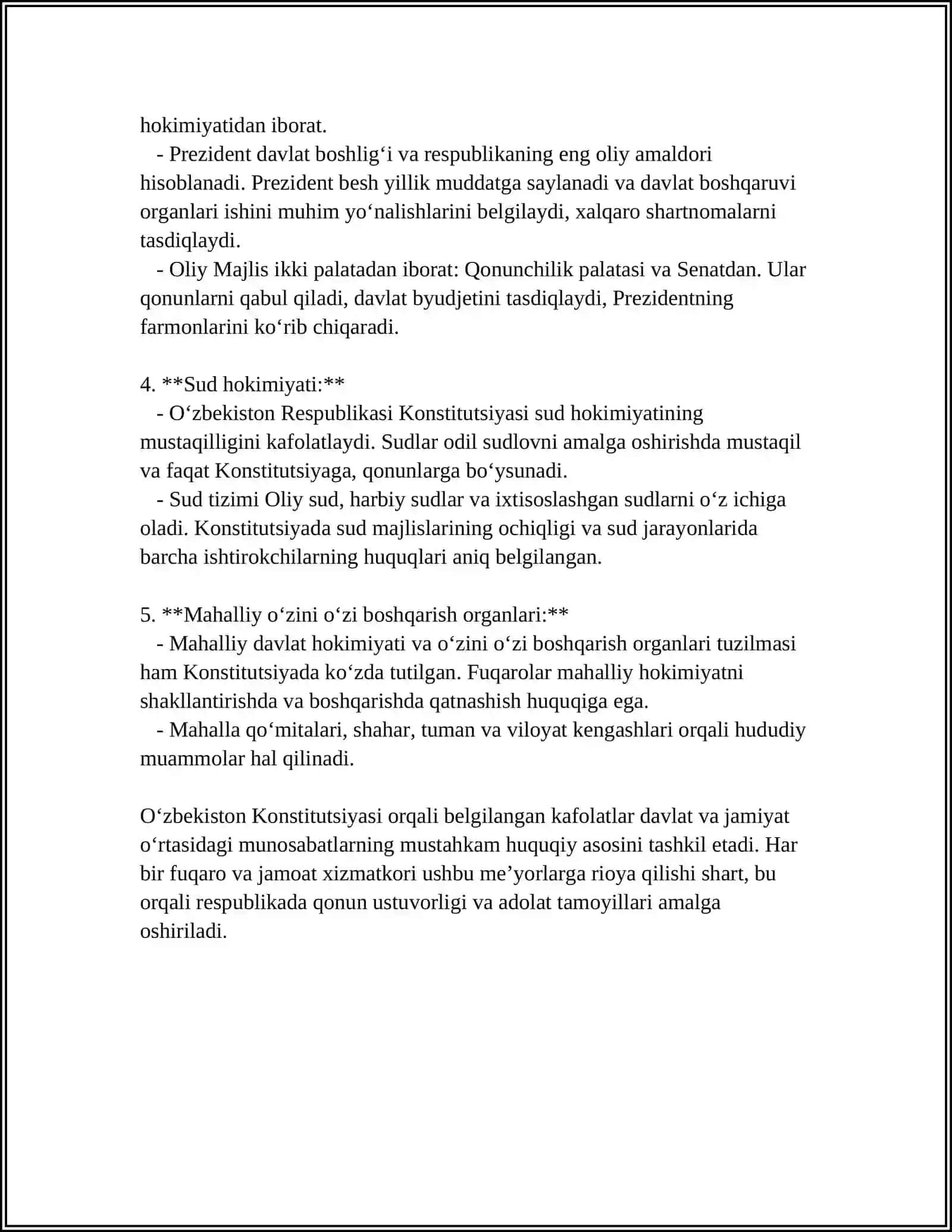 Konstitutsiyaviy kafolatlar 4
