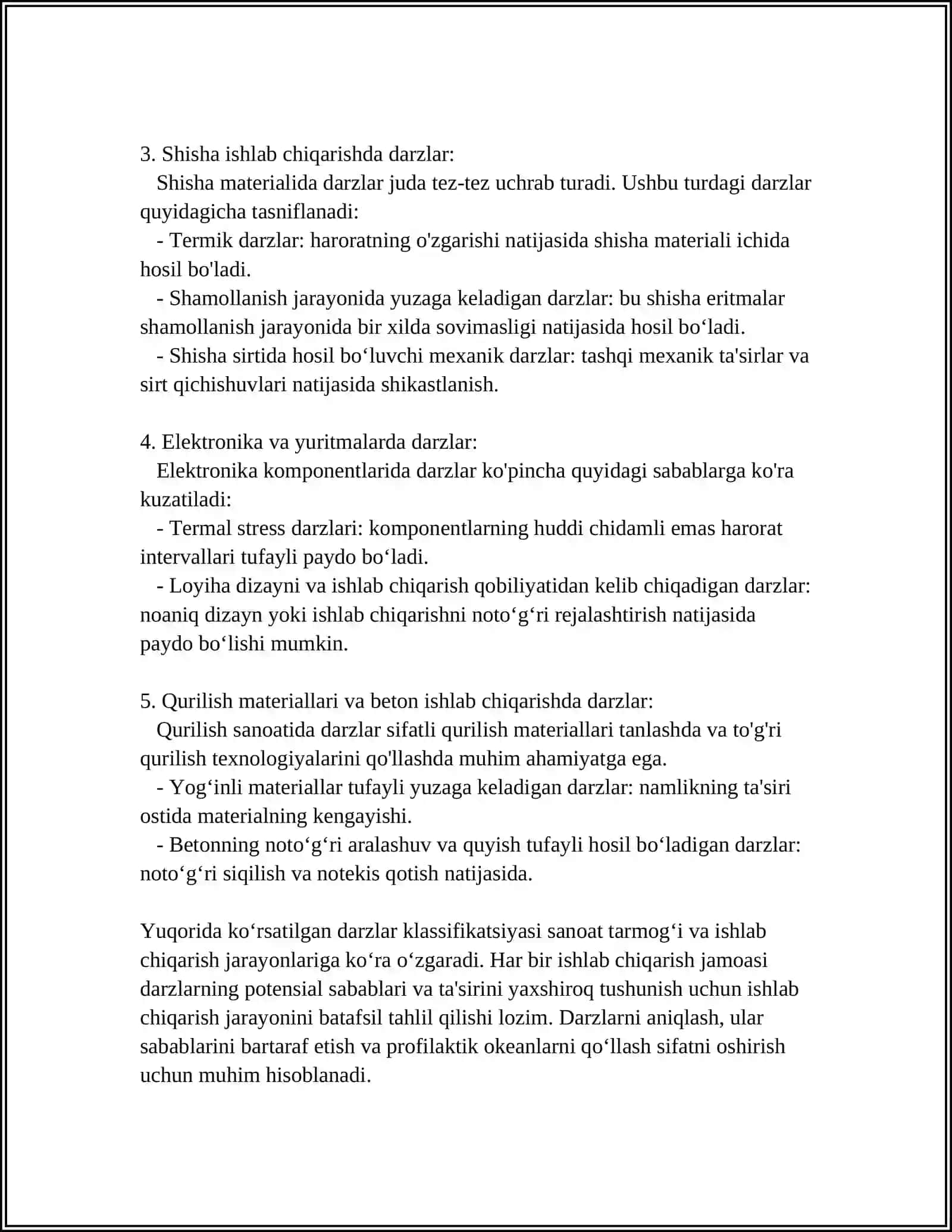 DARZDORLIK KLASSIFIKATSIYASI 4