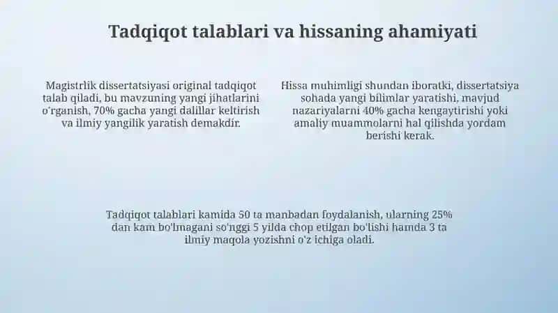 Dissertatsiya Tuzilishi va Mazmuni 4
