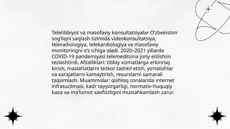 Elektron sogʻliqni saqlash yozuvlarini joriy etish 4