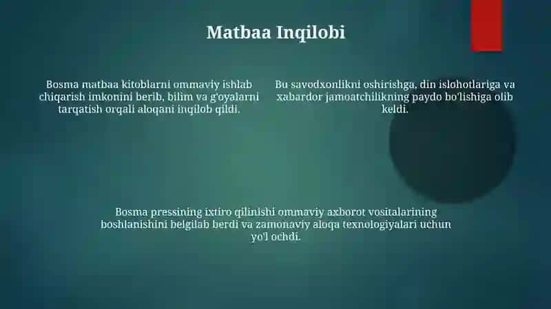 Ommaviy axborot vositalari tarixi 4