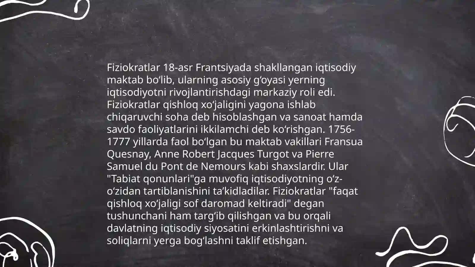 Fiziokratlar ta'limoti 4