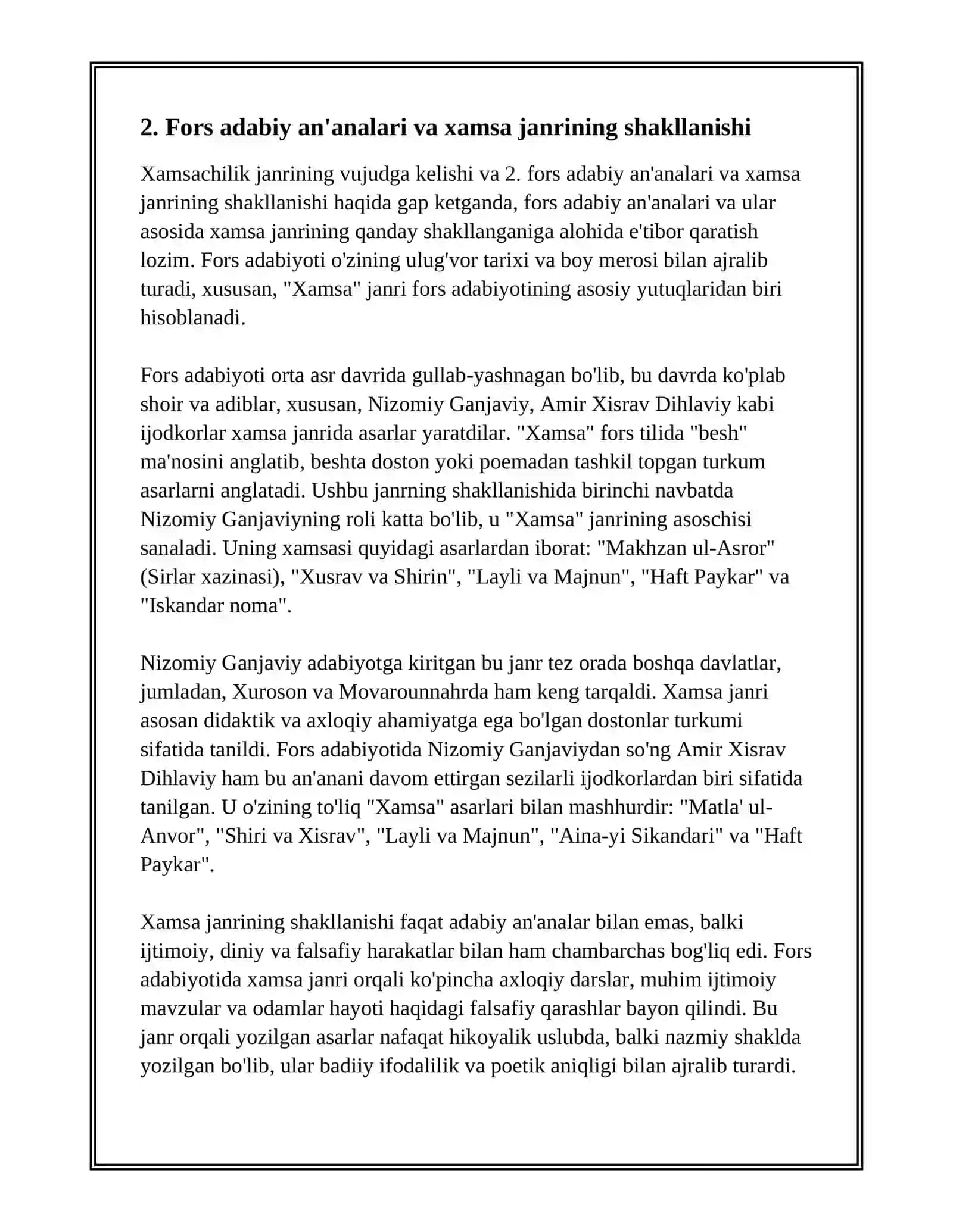 XAMSACHILIK JANRINING VUJUDGA KELISHI 4