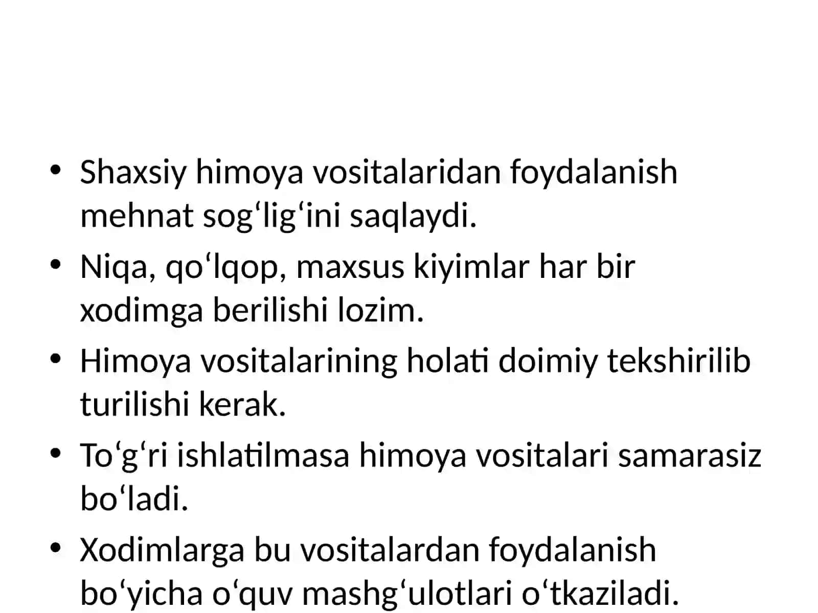 Ishlab chiqarish korxonalarida sog'lomlashtirish tadbirlari 4