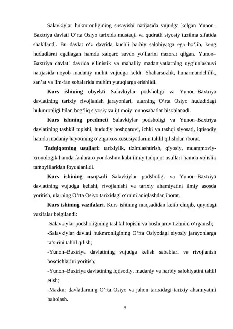 Salavkiylar podsholigi va Yunon Baxtriya davlati 4