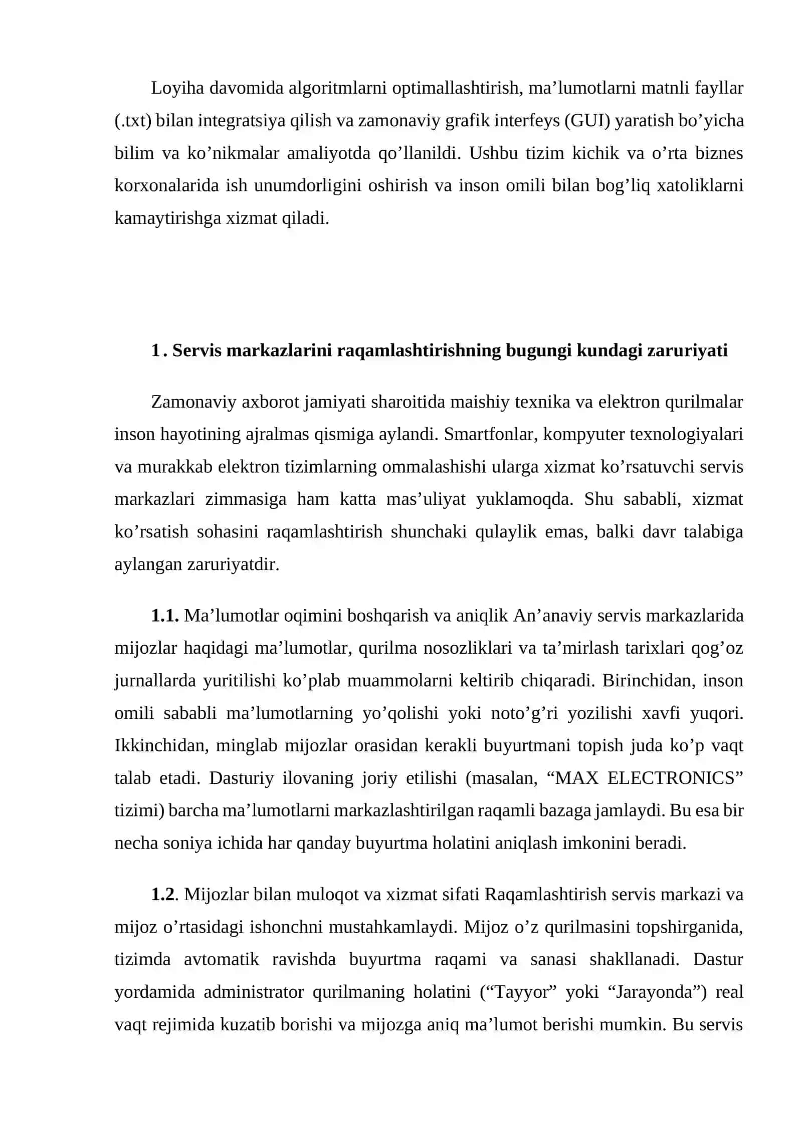 Visual Studio muhitida dasturlash | Kurs ishi - Elektronika ustaxonasi faoliyati 4