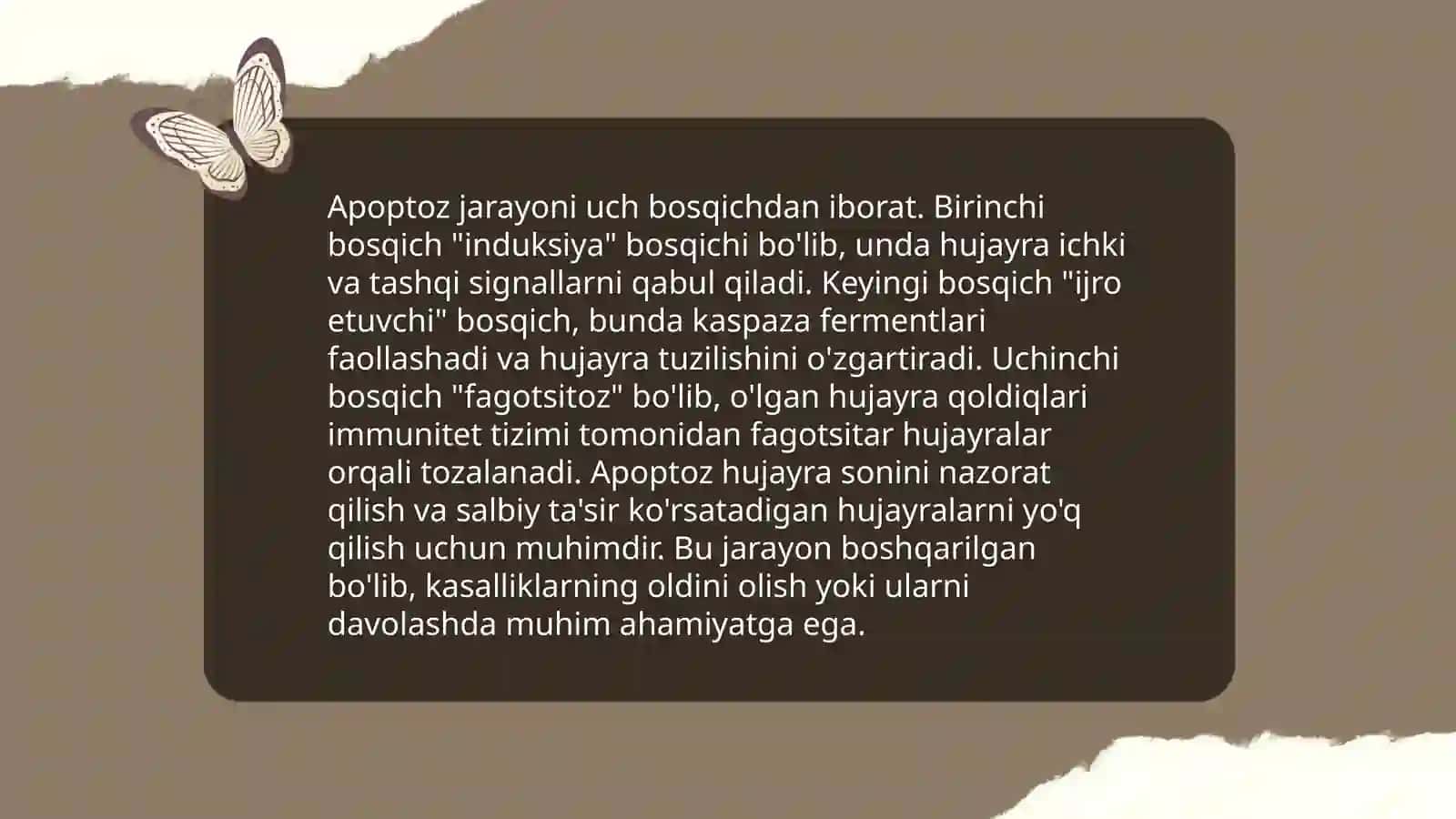 Xujayra appoptozi va uning biologik axamiyati 4