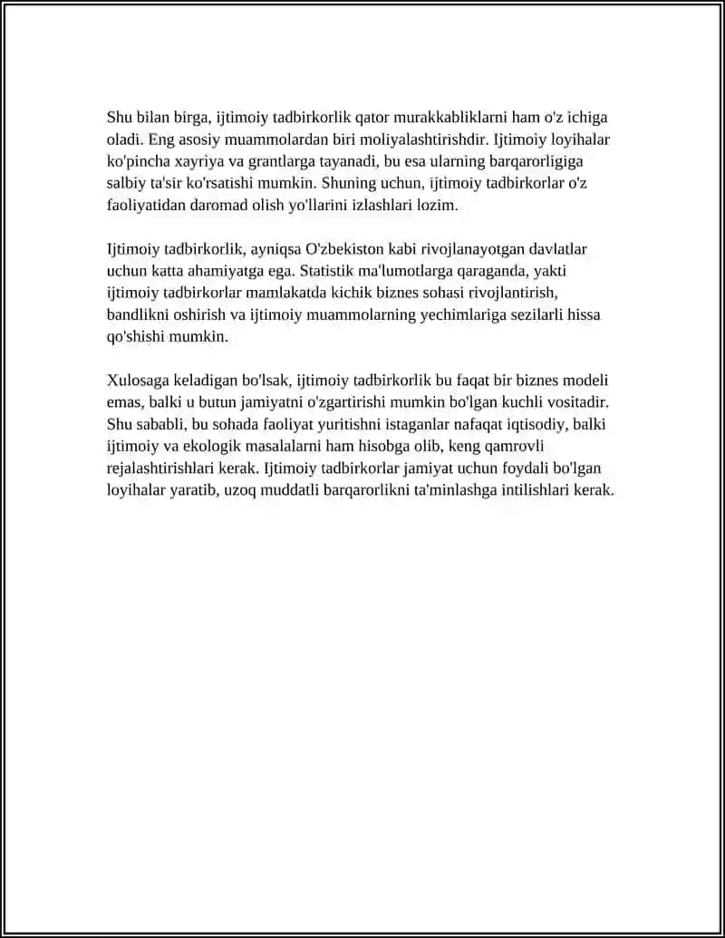 IJTIMOIY TADBIRKORLIK 4