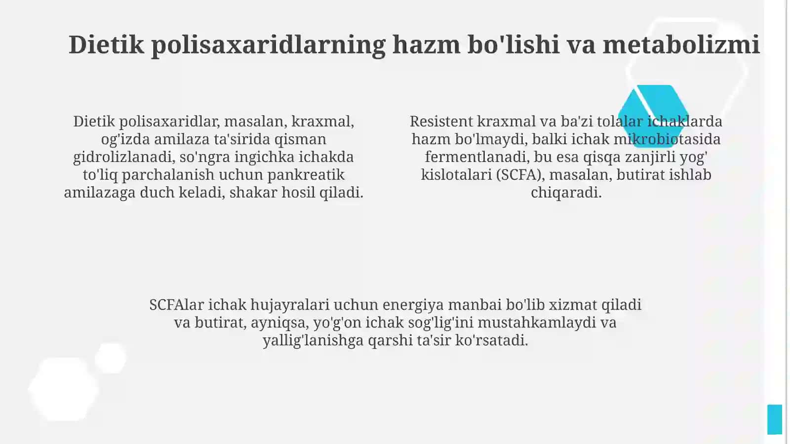 Di- va polisaxaridlarlarning kimyoviy va tibbiy biologik xossalari 4