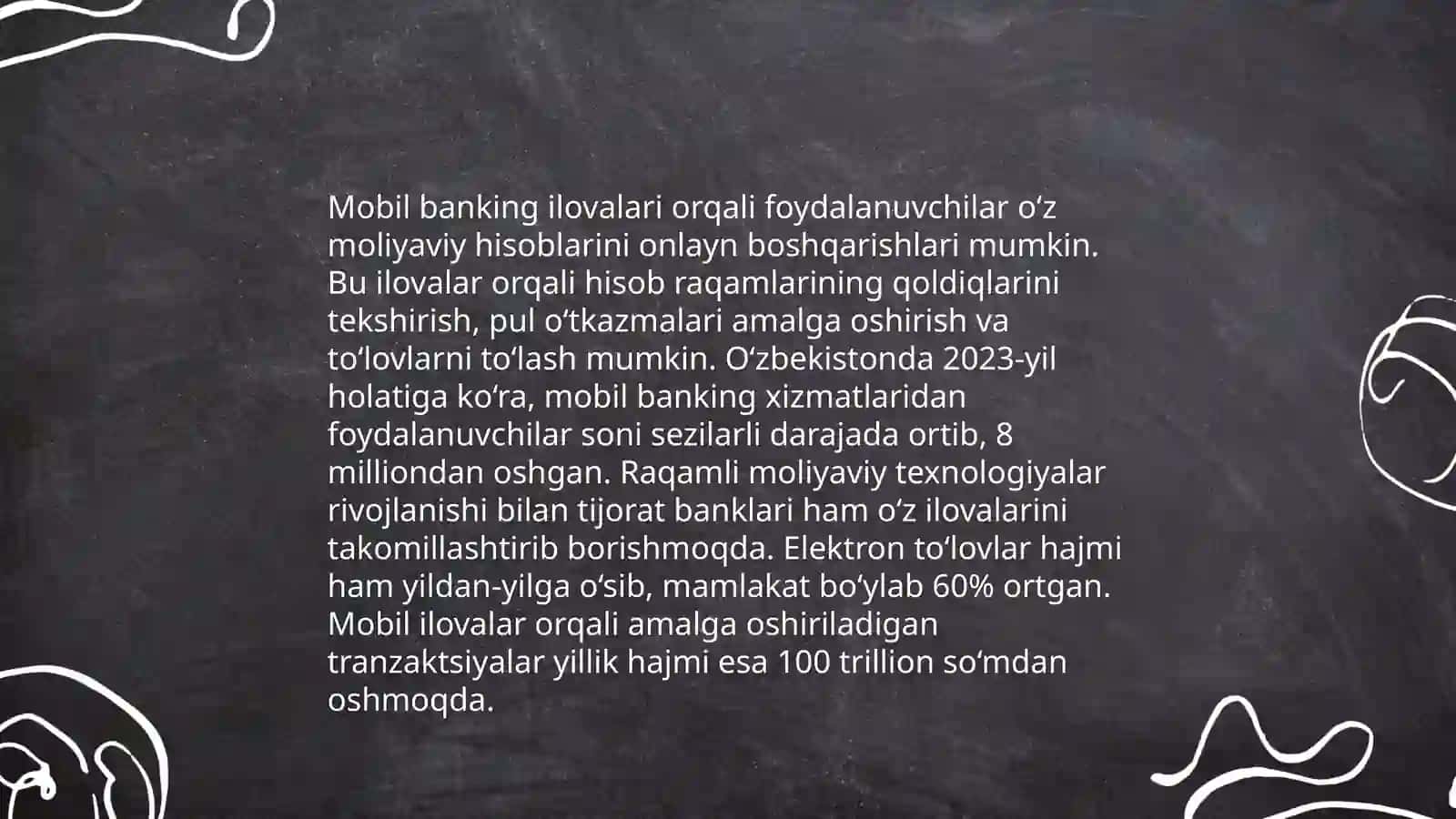 Raqamli moliyaviy texnologiyalar, mobil banklar va elektron to’lovlar 4