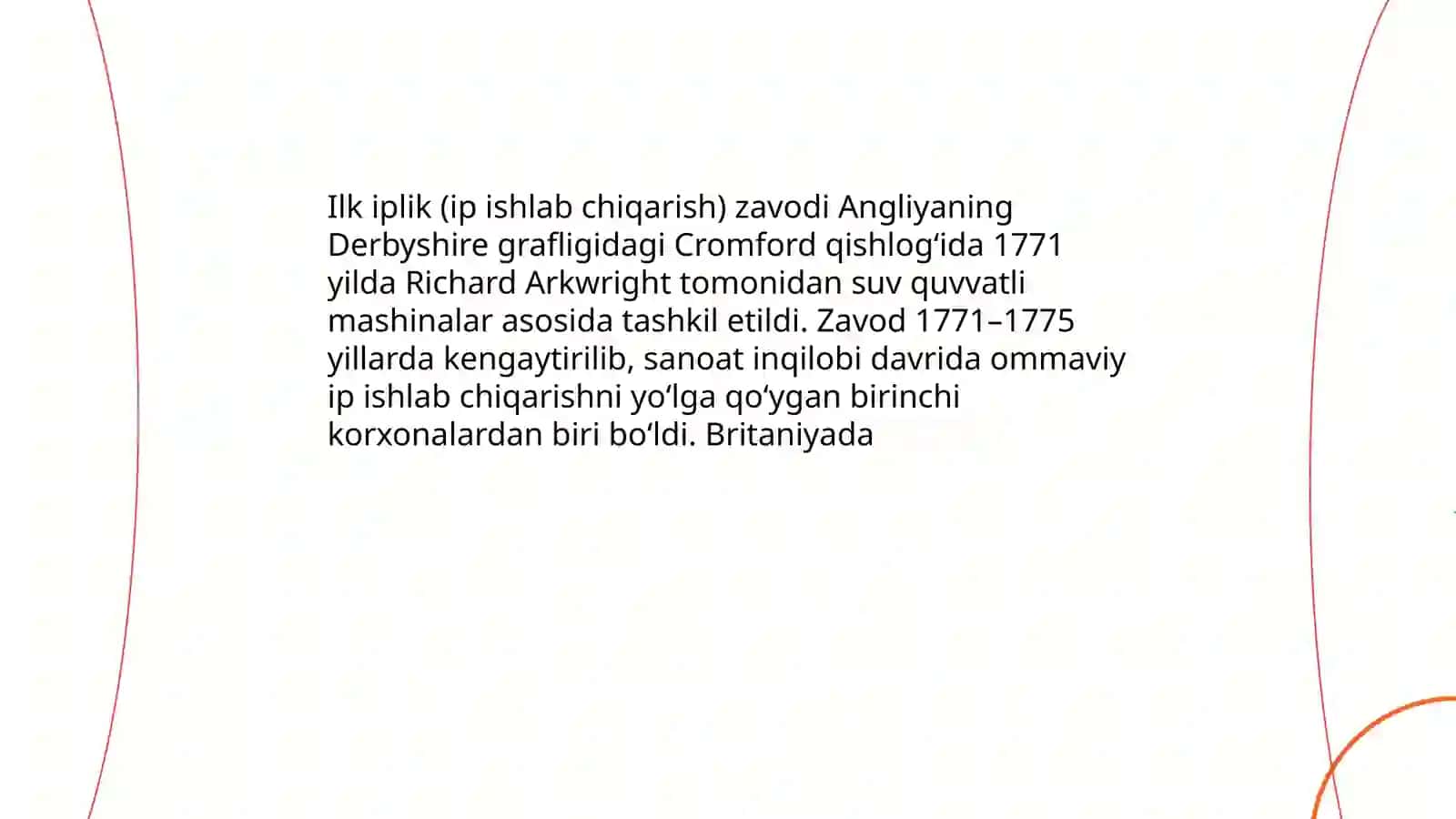 Ilk ishlab chiqarish korxonalari qayerda qachon ishlab chiqarilganlari 4