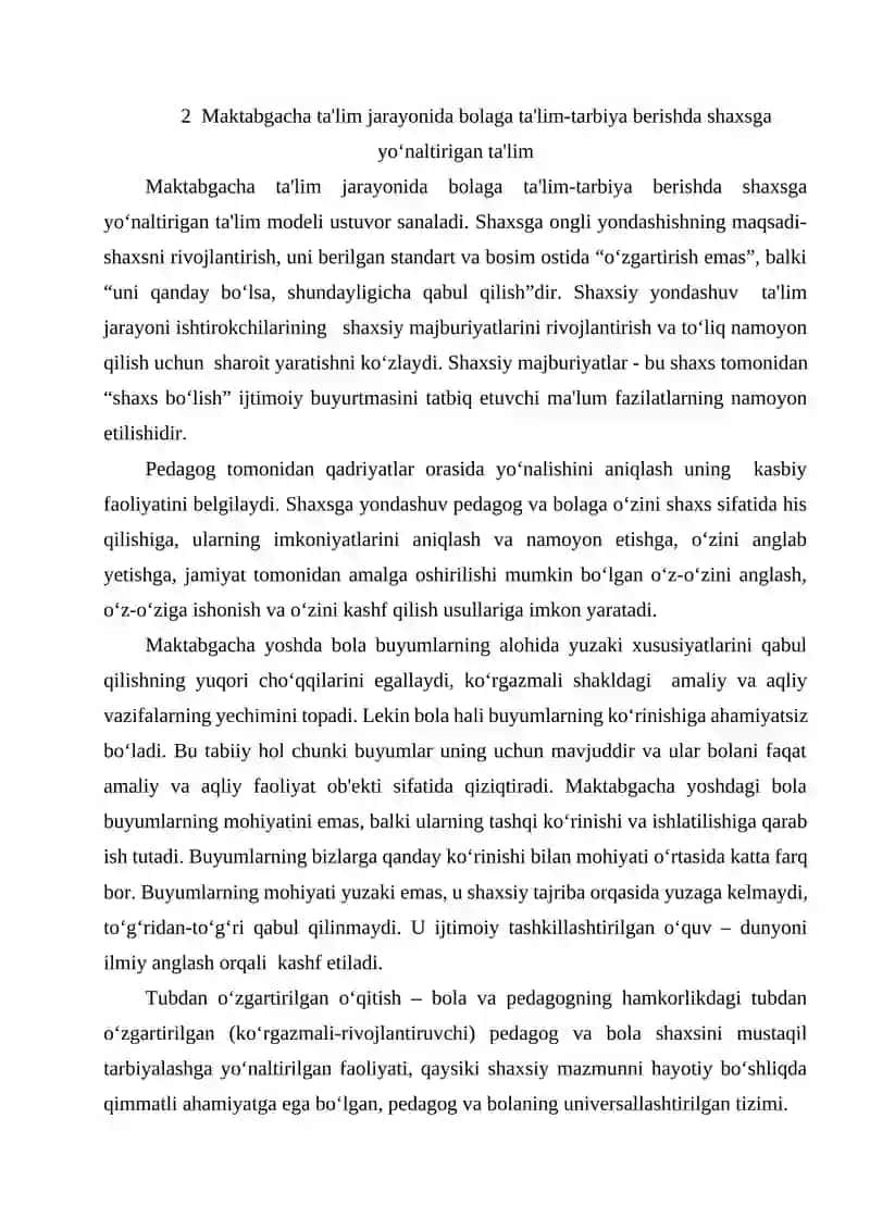 Maktabgacha ta’lim tashkilotlarida bola tarbiyasining maqsad va vazifalari 4