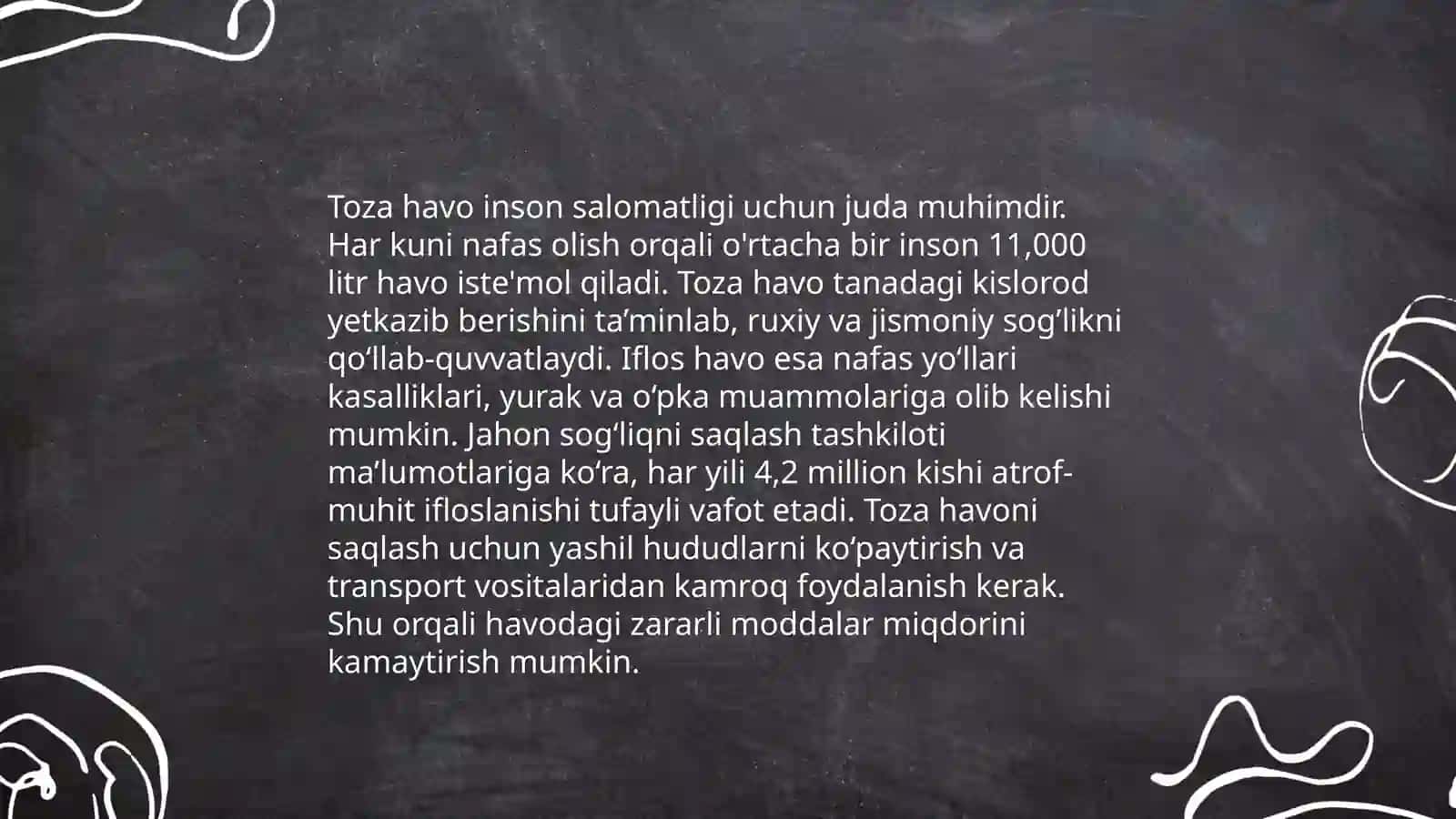 Tabiatning soʻgʻlomlashtiruvchi kuchli va gigiyenik omillari 4
