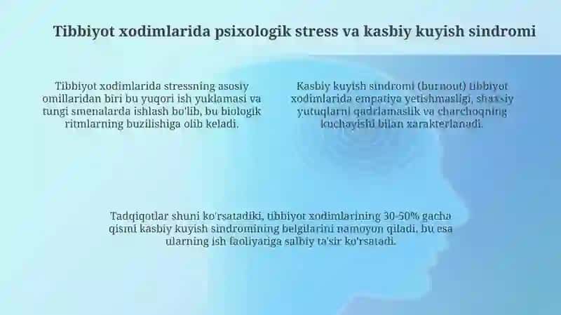 Psixoprofilaktika, psixogigiyenatibbiyot xodimlari psixogigiyenasi 4