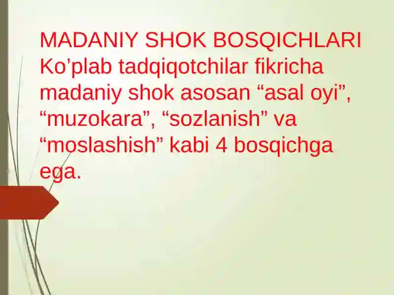 Madaniy shok va aksiyatsiya. Lingvistik shok tushunchalari 4