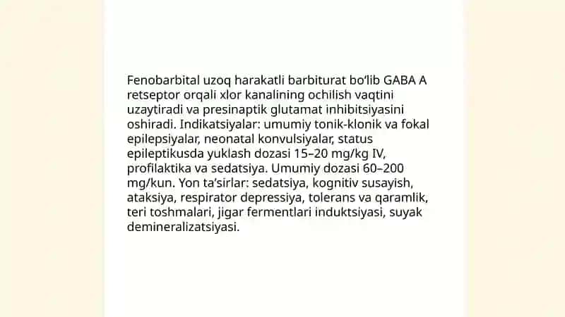 Epilepsiyaga qarshi vositalar 4